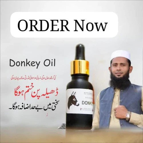 Donkey Oil for Men in Pakistan – 100% Natural Herbal Vitality & Performance Oil | Best
