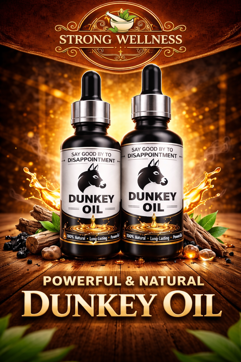 🌿 Dunkey Oil – 100% Herbal Desi Nuskha Missage Oil Rs 2999
